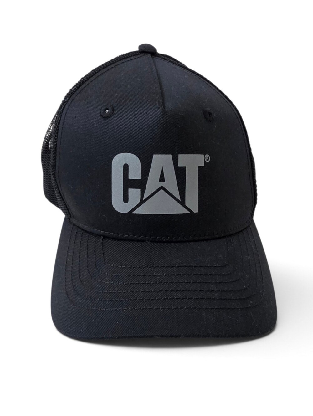 Caterpillar Trucker Cap Reflective CAT Logo Mesh Back